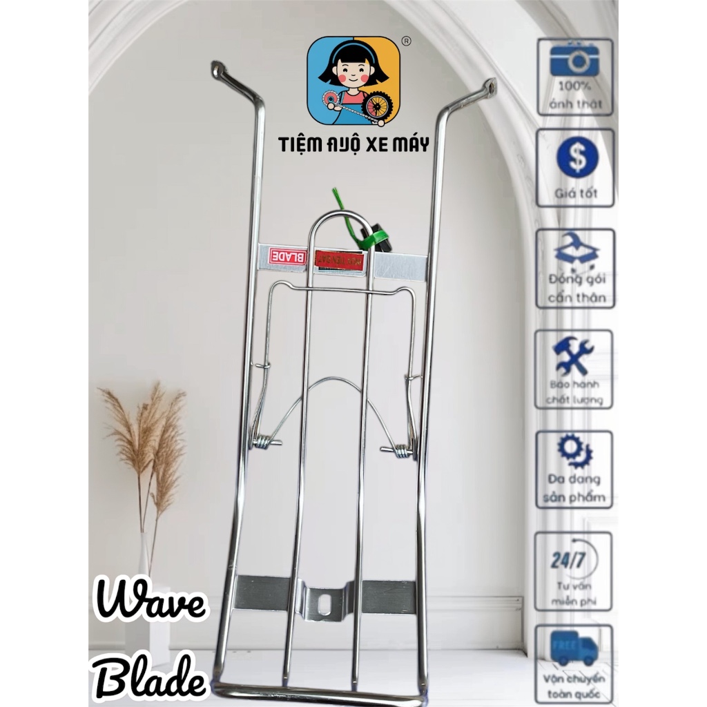 Baga inox xe máy WAVE BLADE 110CC