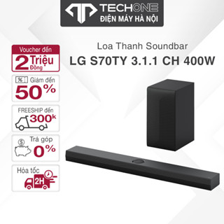 Loa Loa Thanh Soundbar LG S70TY 3.1.1ch 400W Mã 2024 chính hãng Bảo Hành 12 Tháng Thay Thế LOA SNH5