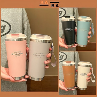 Ly Giữ Nhiệt Văn Phòng Sitarayuri Cốc Cà Phê Giữ Nhiệt Kèm Dây Móc Sang Chảnh BN04