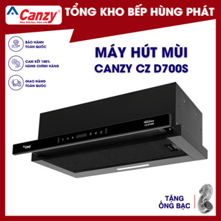 Máy hút mùi âm tủ Canzy CZ-D700S-70cm-inox/kính, Cảm ứng siêu nhạy, bền bỉ, tiết kiệm điện năng