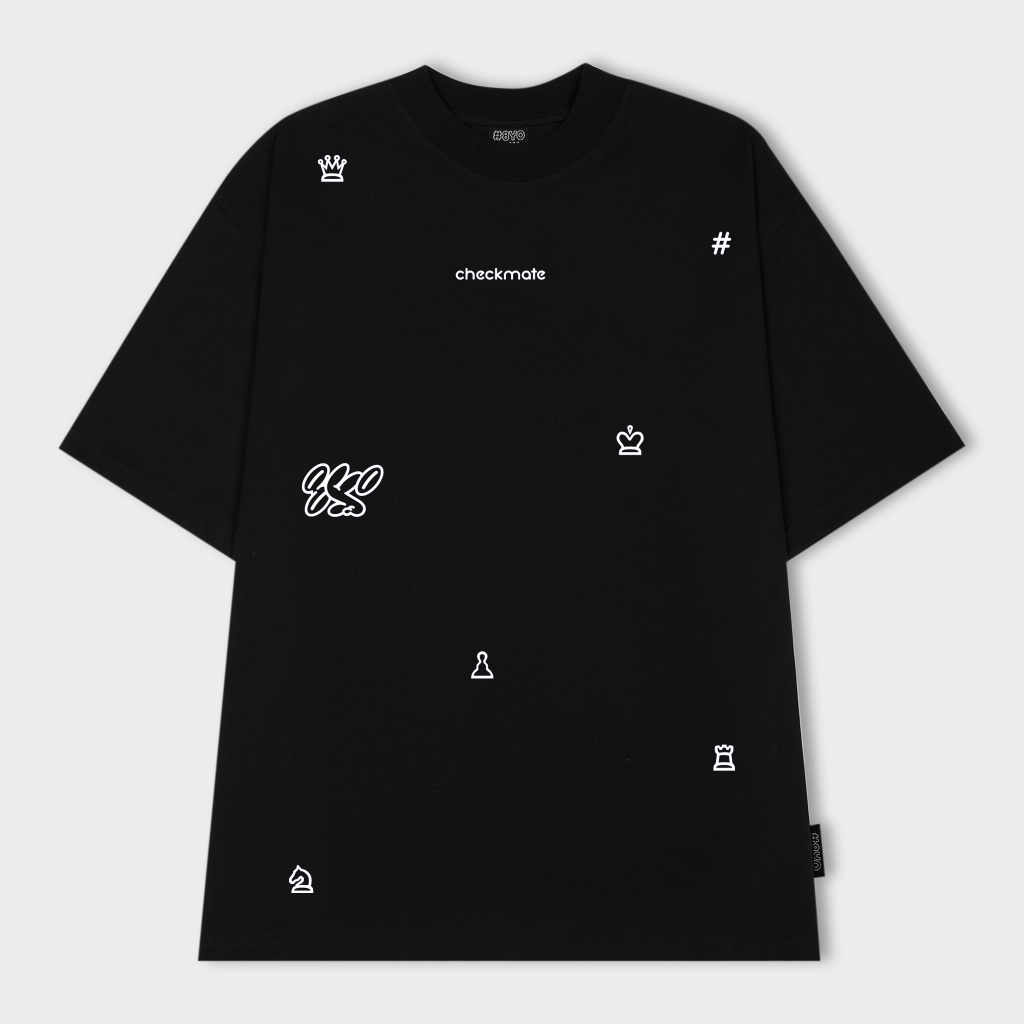 Áo Thun 8YO CHECKMATE Tee Cotton Mềm Mịn Mát - Áo Phông Local Brand Unisex Nam Nữ Form Rộng | BigBuy360 - bigbuy360.vn