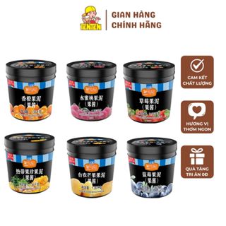  Mứt Sốt SENSINI Đào Việt Quất Xoài Nhiệt Đới Cam Dâu Tây Hộp 1,36kg 