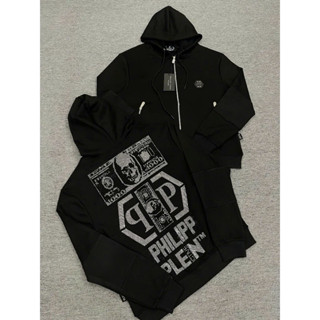 Áo Khoác Nỉ Phi Líp Họa Tiết Đính Đá Lưng Cực Đẹp - Áo Khoác Nỉ Nam Phi Líp Cao Cấp Boy Phố