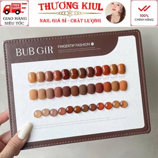 Sét sơn gel tone nâu 12 màu hãng BuBGiR Chất Sơn Xịn