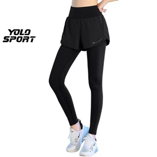 Quần Dài Thể Thao Nữ 2 Lớp Có Túi Short Legging Nữ Co Giãn Tập Gym Yoga Zumba Leo Núi Chạy Bộ Thoải Mái Vận Động