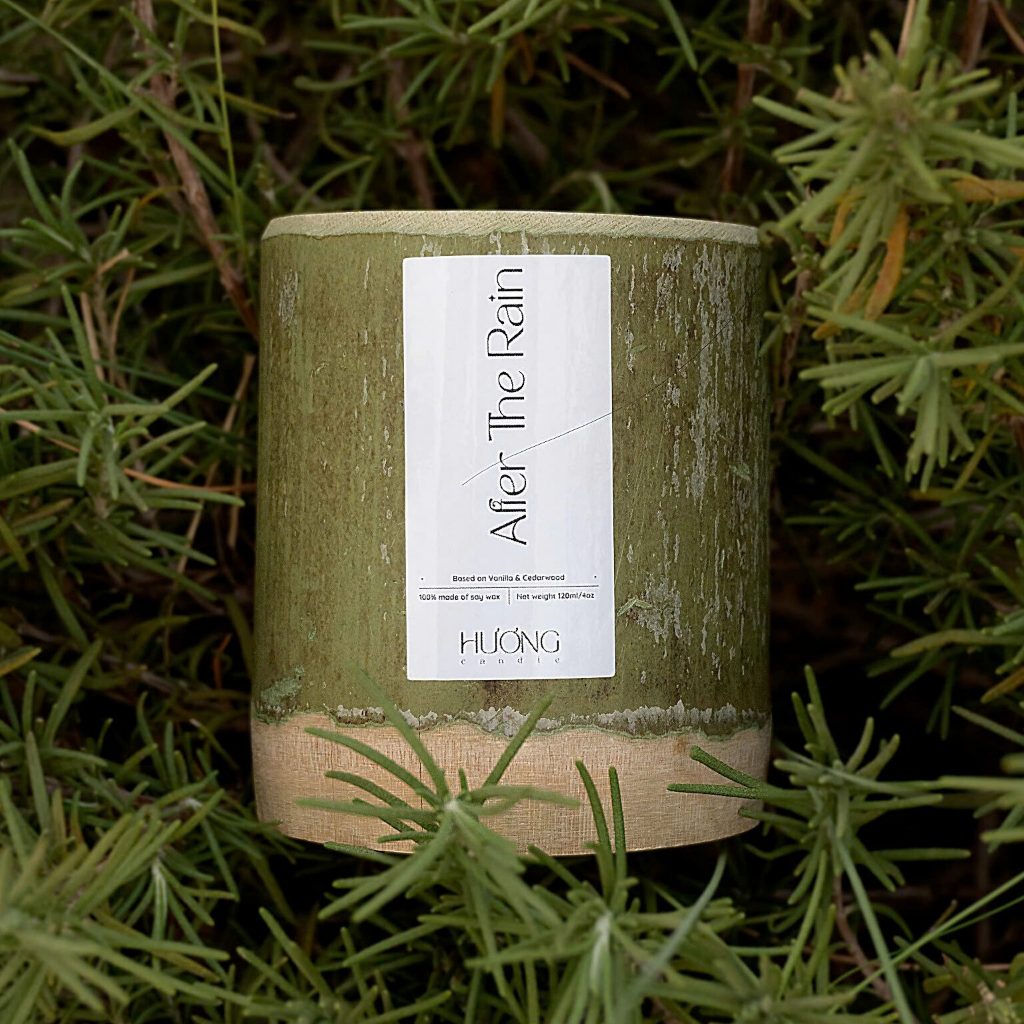 Nến Thơm Tinh Dầu Thiên Nhiên Thư Giãn After The Rain, Quà Tặng Handmade Ý Nghĩa Hương Candle