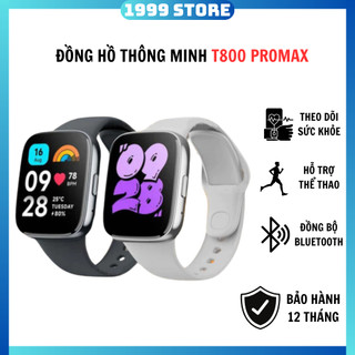  Đồng hồ thông minh T800 ProMax Nghe gọi Chơi game Nhận thông báo Theo dõi sức khỏe Chống nước 