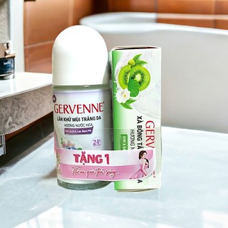 [Tặng kèm] Lăn Khử Mùi Trắng Da Gervenne 50ml – Ngăn Mùi, Lưu Hương Lâu