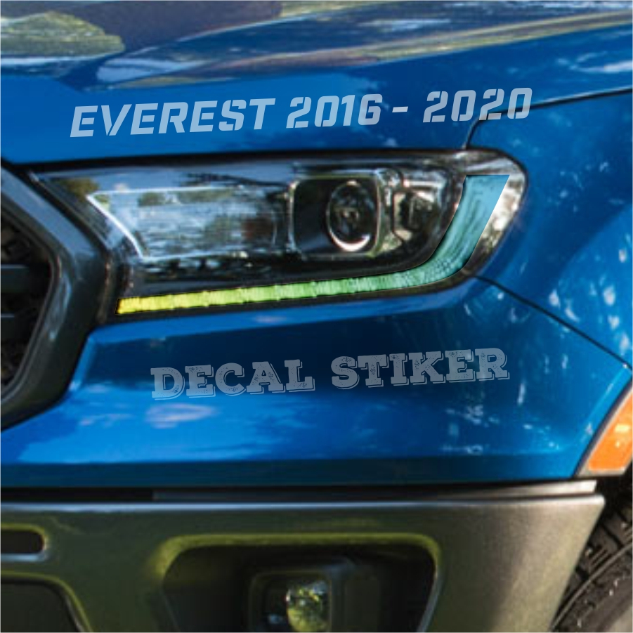 Tem dán đèn xe everest 2016 2017 2018 2019 2020, Decal đổi màu đèn xe everest