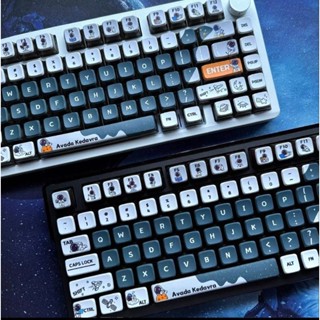Keycap phi hành gia, vũ trụ ASTRONAUT THICK PBT cho bàn phím