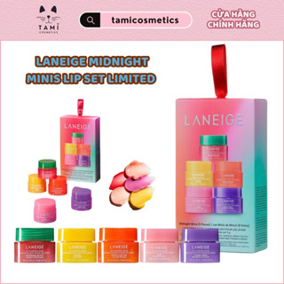 Set Mặt nạ ngủ môi mini Laneige Midnight Minis Lip Set Limited