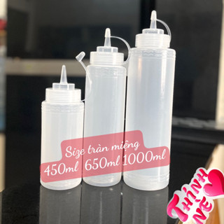 Chai TƯƠNG TRÒN đựng sốt, CHAI TƯƠNG ỚT