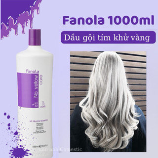 Dầu gội tím khử vàng Fanola 1000ml Made Italy