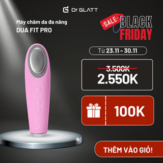 Máy Rửa Mặt Sạch Sâu Tẩy Trang Đẩy Tinh Chất Massage Mắt DR GLATT DUA FIT PRO