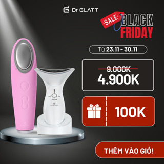 Set Máy Rửa Mặt và Máy Nâng Cơ Mặt - tẩy trang, nâng cơ chống nhăn, tăng sinh collagen DR GLATT