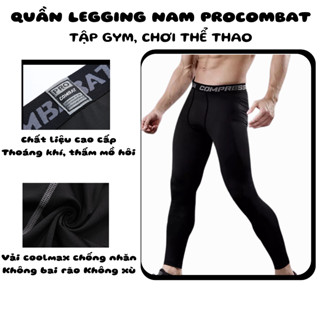 Quần Giữ Nhiệt Nam body tập bóng đá Gym CombatPro , combo quần áo legging giữ nhiệt nam SumanSport