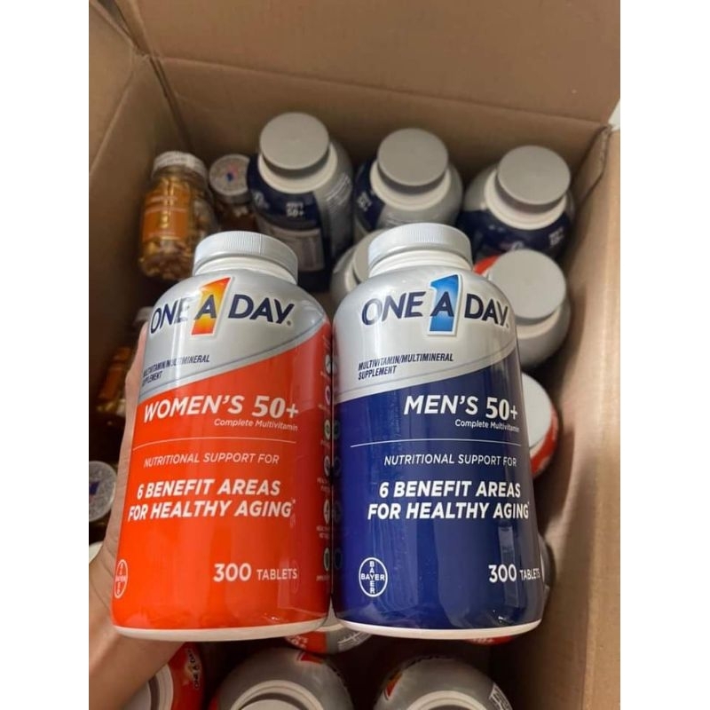 ONE A DAY FOR MEN/ WOMEN 50+ - Vitamin tổng hợp dành cho nam/ nữ trên 50 tuổi