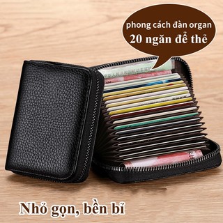 Ví Da Mini Đựng Thẻ SNSB, Túi đựng thẻ ví màu trơn mới dành cho nữ, Ví Cầm Tay Nhỏ Gọn Nhiều Ngăn Nhiều Màu