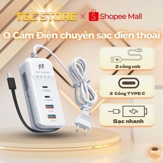   Chất lượng  Ổ cắm sạc đa năng 5 trong 1 ngắt tự động củ sạc nhanh đa năng sử dụng cho điện thoại-CarePhones 