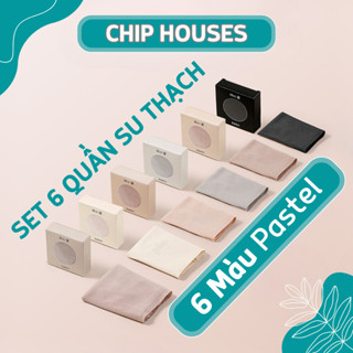 Combo 6 Quần Lót Su Thạch Băng Lụa Kháng Khuẩn Tàng Hình, Quần Lót Mặc Áo Dài Không Lộ Viền AN6135