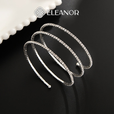 Vòng tay nữ Eleanor Accessories đính đá lắc tay nhiều vòng basic phụ kiện trang sức 8698