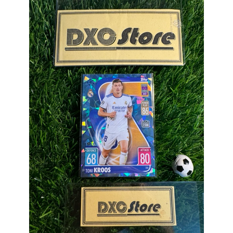 [ CHÍNH HÃNG ] - CRYSTAL PARALLEL - TOPPS MATCH ATTAX 2021 - TONI KROOS (REAL MADRID)