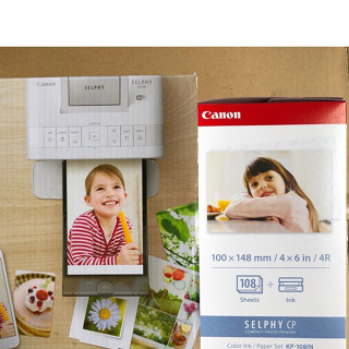  Máy in ảnh Canon CP1300 CP1500-kèm giấy in ảnh Canon KP108  cumbo dùng cho  CP1000,900CP1200,CP1300  cp1500  