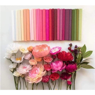 Giấy nhún,Giấy Gấp hoa 50x250cm ( 1 cuộn )