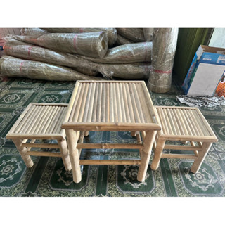 BỘ BÀN GHẾ TRE GHÉP GỌN