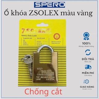 Ổ Khóa Cửa ZSOLEX chống cắt màu vàng đủ kích thước công nghệ USA bền (GIÁ RẺ NHẤT TRONG TẦM GIÁ).