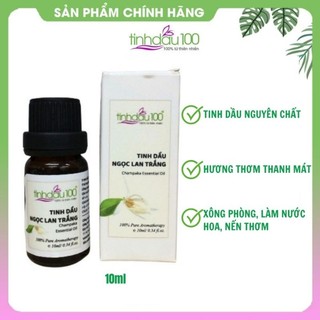 Tinh Dầu Ngọc Lan Trắng 10ml thanh mát, thư giãn tinh thần