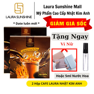 [Combo 2 Hộp] Cafe Nhật Kim Anh Laura Coffe (Hộp 10 gói)