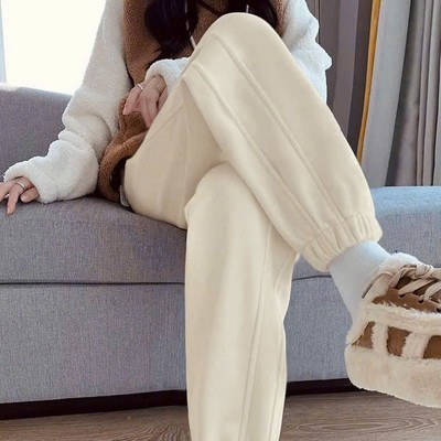 Quần Ống Rộng Dáng Suông MỚI NAD Unisex Hai Sọc Kẻ - Quần Jogger Thể Thao Nam Nữ Vải Nỉ bông dày dặn Hotrend  2