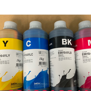  Mực in InkTec Hàn Quốc bộ 4 Lít  CMYBK=4 màu và bộ 6 màu x 6 Lít dùng cho tất cả máy in phun màu Epson canon hp brother 