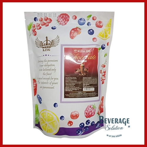 GIẢI PHÁP ĐỒ UỐNG-BỘT TRÀ SỮA KING SÔ CÔ LA TÚI 1KG