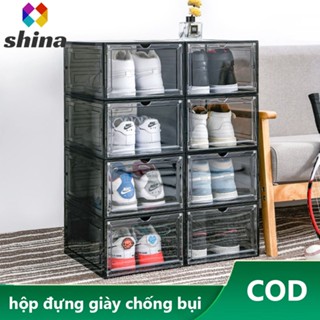 Shina Hộp đựng giày nhựa cứng cao cấp, hộp đựng giày, hộp đựng giày nam châm dễ lắp ráp