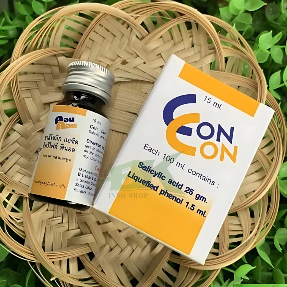 Dầu Chấm Mụn Thịt, Mụn Cóc, Mụn Cơm CON CON 15ml Thái Lan Hỗ Trợ Xóa Mụn, Không Gây Đau Rát, Rụng Hoàn Toàn | BK INNO
