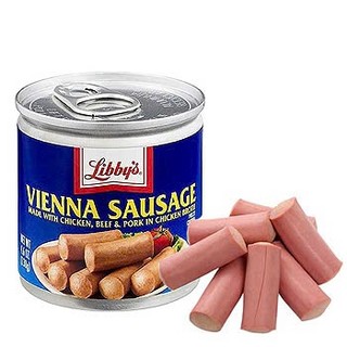 Combo 6 Lon Xúc Xích Libby Vienna Sausage 130g/lon nhập khẩu từ Mỹ