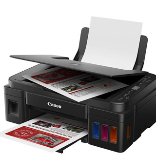 Máy in phun Canon G3010/G3000 mới có wifi in 1 mặt (kèm 2 đầu phun và 4 mực nước 70ml x 4 màu giá tuỳ có 3 lựa chọn mực