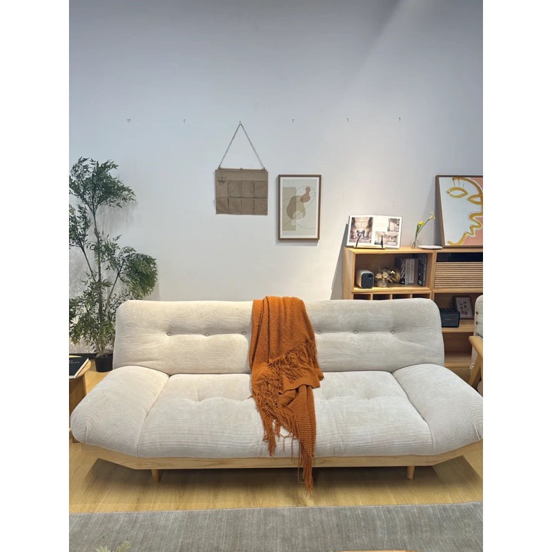 GHẾ SOFA GIƯỜNG GẤP GỌN KHUNG GỖ - SOFA BED CHÍNH HÃNG BẢO HÀNH 2 NĂM | BigBuy360 - bigbuy360.vn