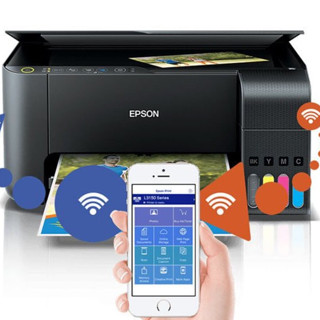 Máy in Phun màu Đa năng Epson L3250 (in, scan, copy, wifi) sử dụng mực refill hay hãng tuỳ khách chọn mực in