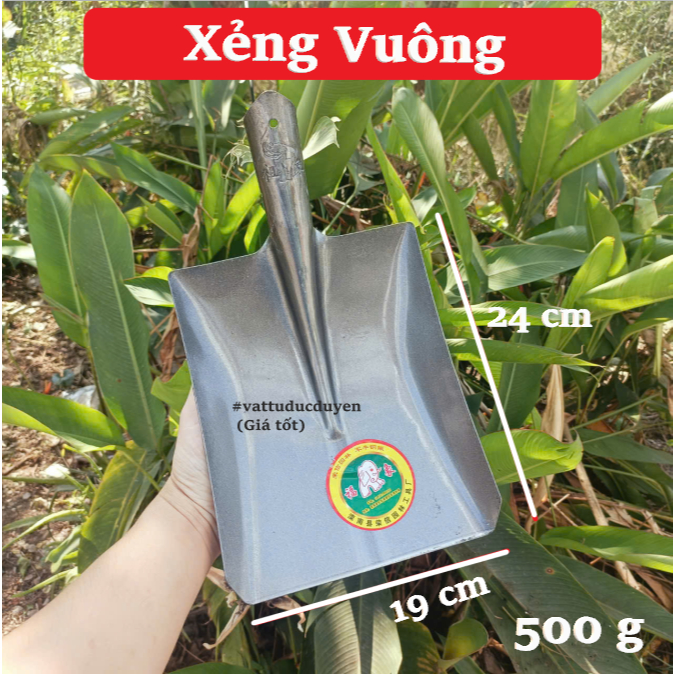 Xẻng xúc đất làm vườn,xẻng thép vuông (nhỏ + vừa + to)