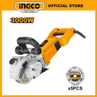 Máy cắt rãnh tường 5 lưỡi INGCO WLC3001 3000W chính hãng