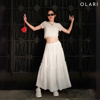 Chân Váy Midi Dáng Dài Xòe OLARI 3 Tầng - OL369 - Lola Midy
