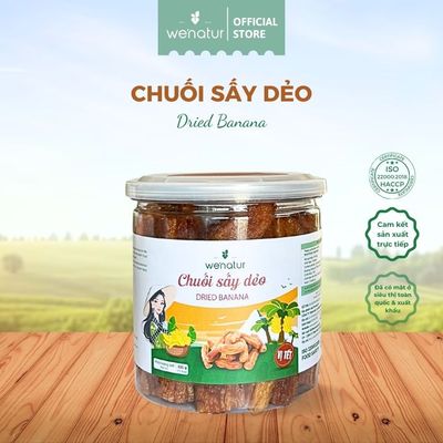 Chuối Sấy Dẻo Ngọt Nguyên Chất we'natur 330g