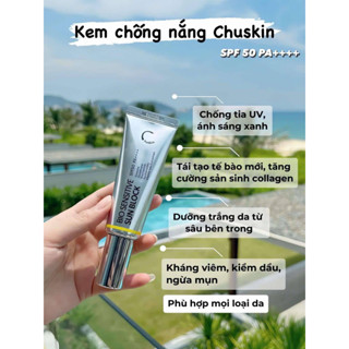  Kem Chống Nắng Nâng Tone đẹp SPF50+++ Chuskin 