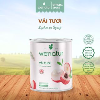 Vải Thiều Ngâm Nước Đường we’natur 565g