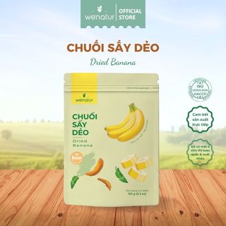 Chuối Sấy Dẻo Tự Nhiên Không Đường we'natur 150g