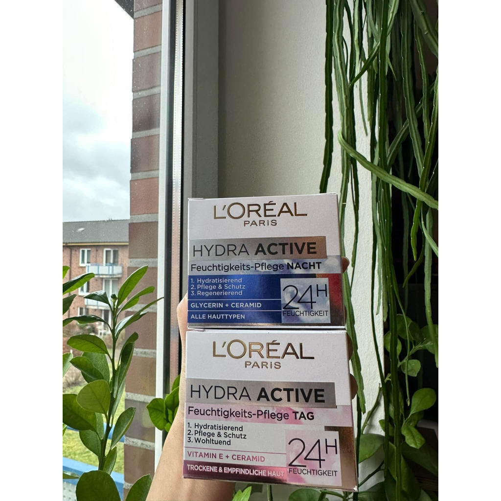 Kem dưỡng ẩm da mặt Loreal cấp ẩm da khô , kem dưỡng phục hồ giúp căng mịn làn da ( Hàng Đức 50ml)
