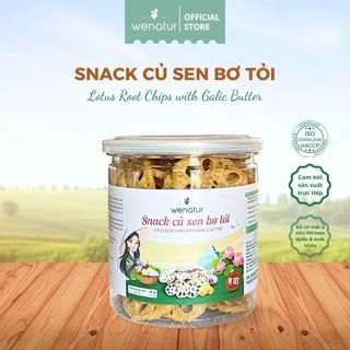  Snack Củ Sen Bơ Tỏi we'natur 50g 